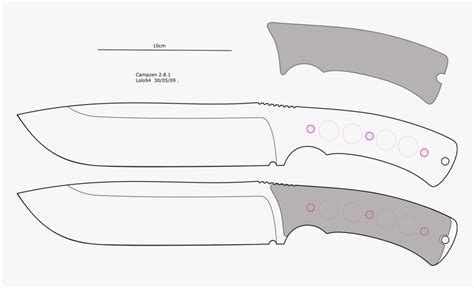 Camp Knife Template